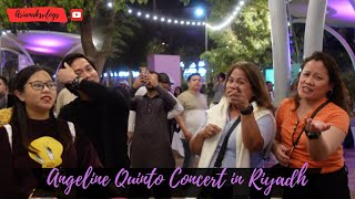 Angeline Quinto Live in Riyadh  October 25 2024 [upl. by Eitsym]