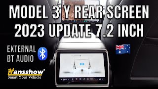 Tesla Model 3Y Rear View Mirror Upgrade With Camera Integration  Streaming Mirror Accessory 2023 [upl. by Garmaise351]