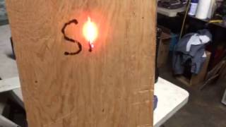 Testing a 70 watt Co2 Laser at the Shop 2013 [upl. by Zoa259]