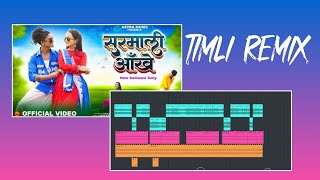 Surmali Aakhe Timli Instrumental Music 2024  New Timli Remix [upl. by Ehcsrop]