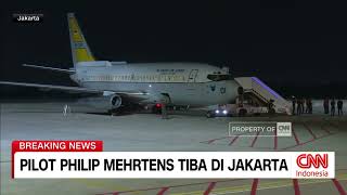 Pilot Susi Air Philip Mark Mehrtens Tiba di Jakarta [upl. by Urbanus]