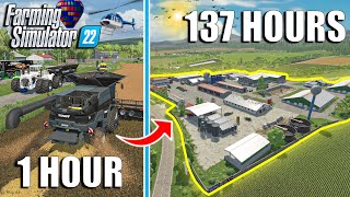 I SPENT 137 HOURS Becoming a 💵 MILLIONAIRE in FS22 10 MILLION CHALLENGE  Farming Simulator 22 [upl. by Felicidad396]