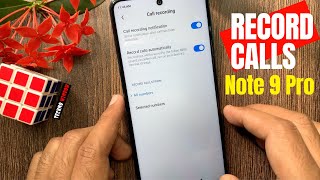 How to Record Calls Automatically in Redmi Note 9 Pro [upl. by Ynaffets544]