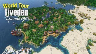 Minecraft Build amp Play  Tiveden 150  World Tour [upl. by Aicirpac]