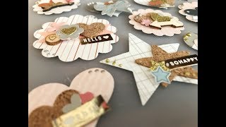 DIY Embellishment Tutorial  Small Clusters [upl. by Nipsirc811]