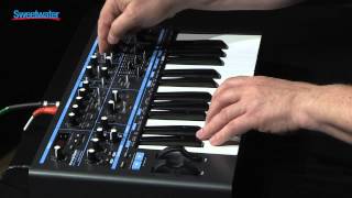 Novation Bass Station II Analog Synthesizer Demo  Sweetwater Sound [upl. by Ivens723]