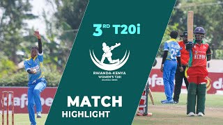 Watch Rwandas 28Runs Victory Over Kenya [upl. by Ailedo]