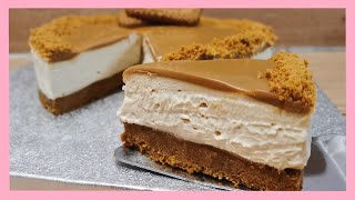 Cheesecake aux spéculoos  Recette facile et rapide [upl. by Ferree]