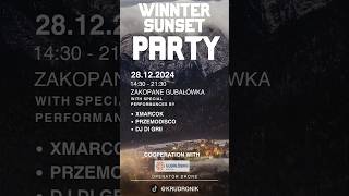 ZAKOPANE ⛰️🏔🎧🎵 party winter sunset zakopane shorts viralvideo dj liveset melodictechno [upl. by Aleak864]