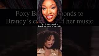 Brandy Accused Of “Disrespecting” Foxy Brown [upl. by Madancy]