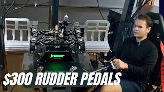 Are Expensive RUDDER PEDALS Worth It [upl. by Yttak]