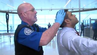 WATCH A glimpse at the new TSA patdown procedures [upl. by Dej]