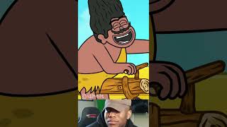 An Epic Race Ever 😂 Wait for it Stone Age Dudes comedy respect cartoon trolling funnyshorts [upl. by Anohs]