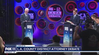 George Gascón Nathan Hochman debate in LA County DA race [upl. by Irabaj]