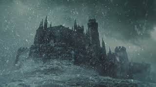 Medieval Castle in a Snowstorm  Sleep to the Sound of Howling Winds and Echoes of History [upl. by Marijo]