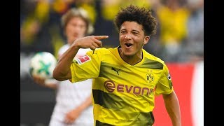 Jadon Sanchos best goals skills and assists for Dortmund 20172018 [upl. by Aw]