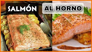 CÓMO HACER SALMÓN AL HORNO DE FORMA FÁCIL Y RÁPIDA  NatyGloss Cocina [upl. by Odraude]