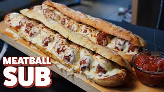 The MEATBALL SUB Recipe  YOU NEED [upl. by Bandeen]