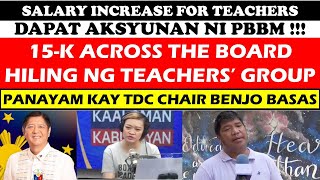 SALARY INCREASE FOR TEACHERS DAPAT AKSYUNAN NI PBBM15K ACROSS THE BOARDwildtvoregsalaryincrease [upl. by Nahte253]