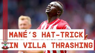 CLASSIC MATCH  Sadio Mané scores fastest Premier League hattrick [upl. by Edveh934]