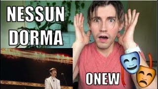 ONEW 온유  NESSUN DORMA Reaction [upl. by Ayinat858]