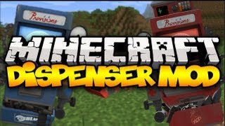 Minecraft DISPENSERS TF2 Dispensers  Mod Showcase [upl. by Foah]