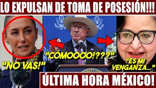 DE EMERGENCIA EXPULSAN A KEN SALAZAR DE TOMA DE POSESIÓN DE CLAUDIA EUA LE HACE ESTO A AMLO INACEPT [upl. by Murtha]