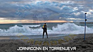 EXITOSOTEMPORAL EN TORRENUEVA GRANADA APROVECHANDO EL PONIENTE FUERTE SURFCASTING GRANADA [upl. by Ellemac]