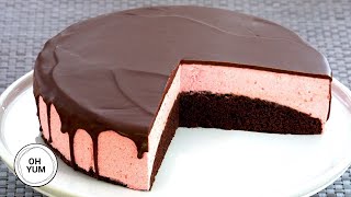 Professional Baker Teaches You How To Make CHOCOLATE MOUSSE CAKE [upl. by Aloisius]