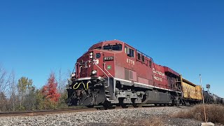 Canadian Pacific 231 westbound at Bedell Ontario October 12 2024 [upl. by Anny]