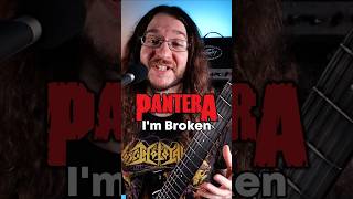 Pantera  Im Broken guitar metal guitarlesson [upl. by Oigolue505]