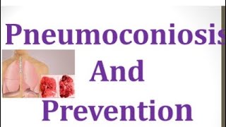 Community medicine  PNEUMOCONIOSIS and its prevention communitymedicine pneumoconiosis [upl. by Lahcym59]