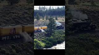 Chasing Big Boy Glenshire Dr Truckee CA train bigboy railroad railway steamtrain railfan [upl. by Ttayh]