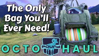 Octohaul from Pound Disc Golf  The Only Bag Youll Ever Need discgolf pounddiscgolf [upl. by Jermayne]