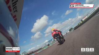 2016 MCE BSB onboard highlights from free practice one at Thruxton [upl. by Plafker]