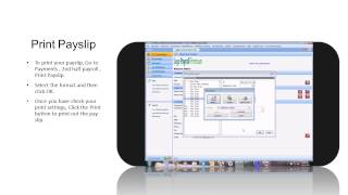Sage Payroll 2015  Print Payroll Slip Quickstart [upl. by Penoyer]