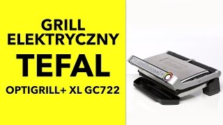 Tefal Optigrill XL GC722  dane techniczne  RTV EURO AGD [upl. by Ecadnarb295]