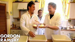 Gordon Ramsay Makes Scotlands First Ever Buffalo Mozzarella [upl. by Jess]