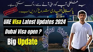 Dubai 🇦🇪 Latest Visa Update for Pakistani  Dubai Visa Rejection reason  UAE Work Visa Update [upl. by Anihcak891]