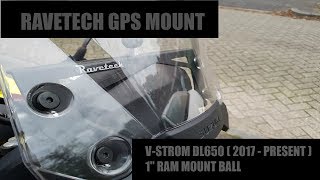 ravetech GPS mount DL650 2017 [upl. by Siva]