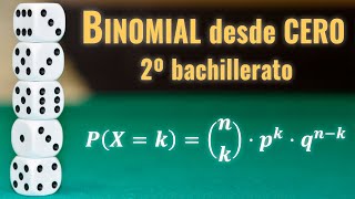 DISTRIBUCIÓN BINOMIAL desde CERO  2º bachillerato [upl. by Agueda]