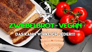 Zwiebelbrot I Vegan I Super einfach I Brot backen I MrFoodmaniac [upl. by Llain99]