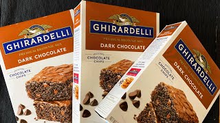 How to make Ghirardelli Dark Chocolate Brownie Mix [upl. by Arva]