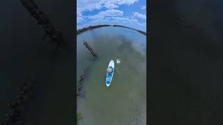 Sunrise on the Water adelaidesouthaustralia Dolphinsanctuary SUP StandUpPaddleBoarding [upl. by Dorothi881]