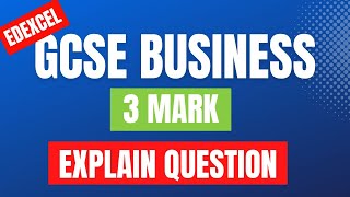 How To Answer 3 Mark EDEXCEL GCSE Business Questions✅ GCSE Business Revision  Exam Techniques [upl. by Hamlani]