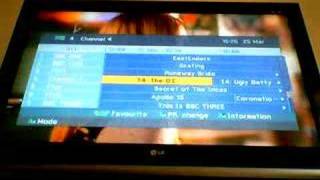 Slow EPG Bug on LG 42LC2D TV 2 [upl. by Nuahsar981]