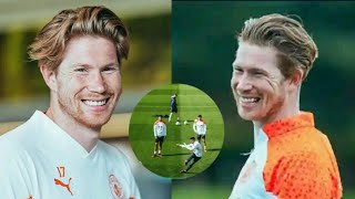 🔥 De Bruyne at Man City training So Skillful with better performance preparing for West Ham [upl. by Ahsinik]