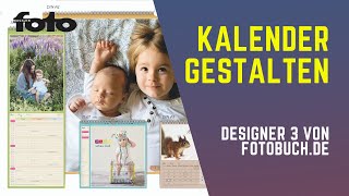 Fotokalender gestalten – mit Familienplaner  Neue Funktionen der fotobuchdeSoftware [upl. by Bluhm604]