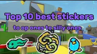 The New Sticker Update Is Super Fun In Bee Swarm Simulator roblox [upl. by Levins]