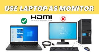 Use a Laptop as a Monitor with HDMI [upl. by Joacima404]